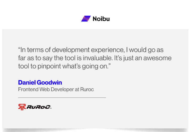 Daniel Goodwin on how Noibu has helped their development team
